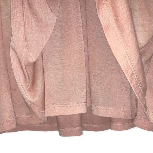 TOBI Eliza Bell Sleeve Terracota Cotton Knit Day Dress Size Small - Picture 9 of 13